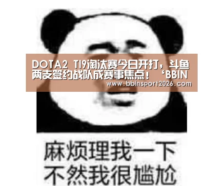DOTA2 TI9淘汰赛今日开打,斗鱼两支签约战队成赛事焦点!‘BBIN下载’(图4) BBIN国际厅